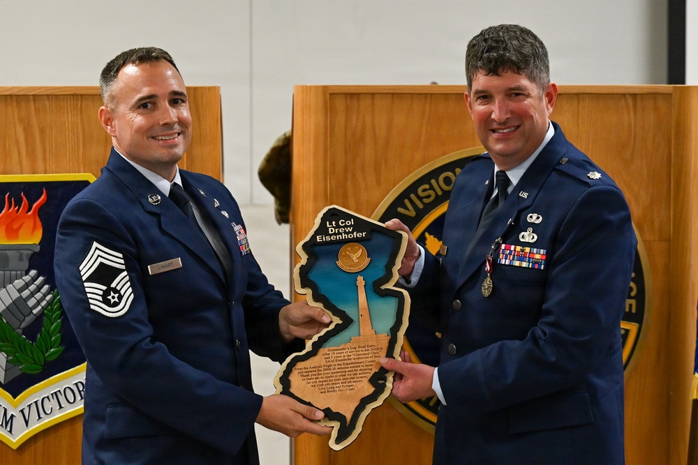 Lt. Col Drew Eisenhofer retires