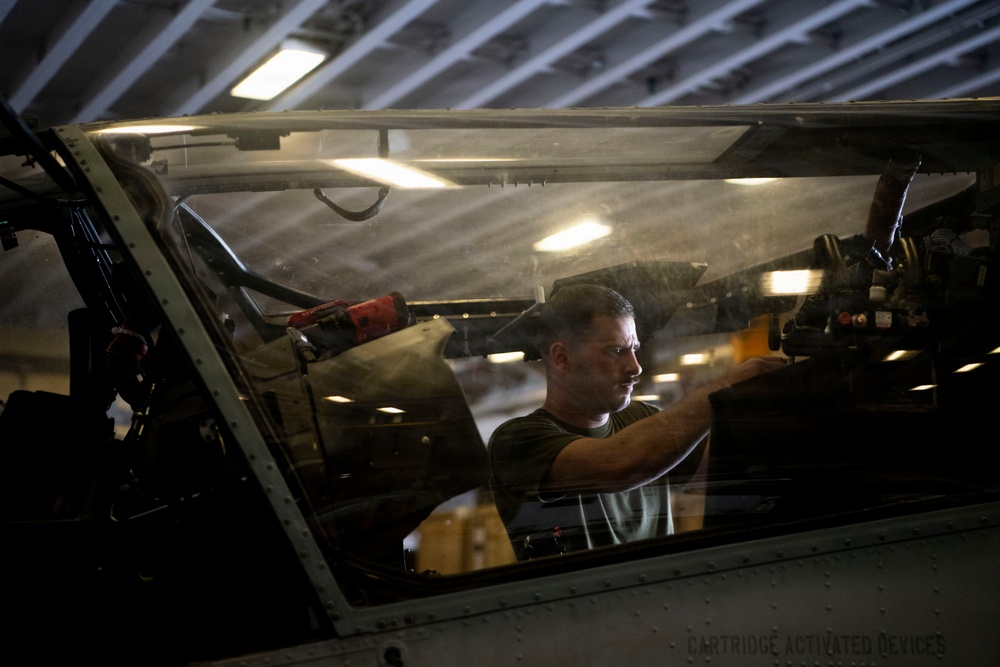 U.S. Marines Conduct Daily Operations Aboard USS Boxer