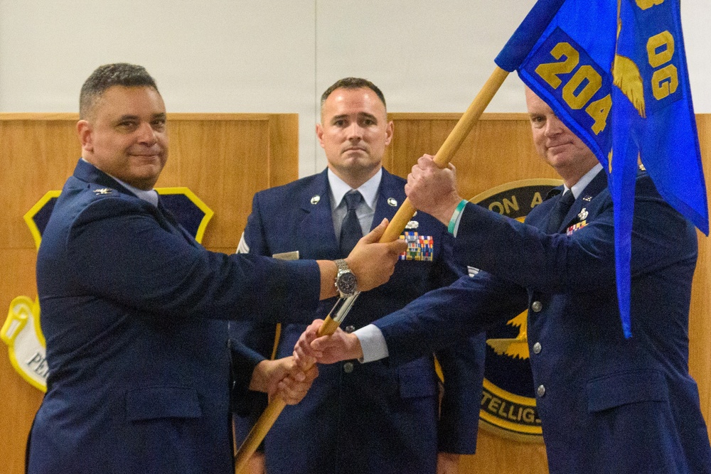 204th IS Change of COmmand