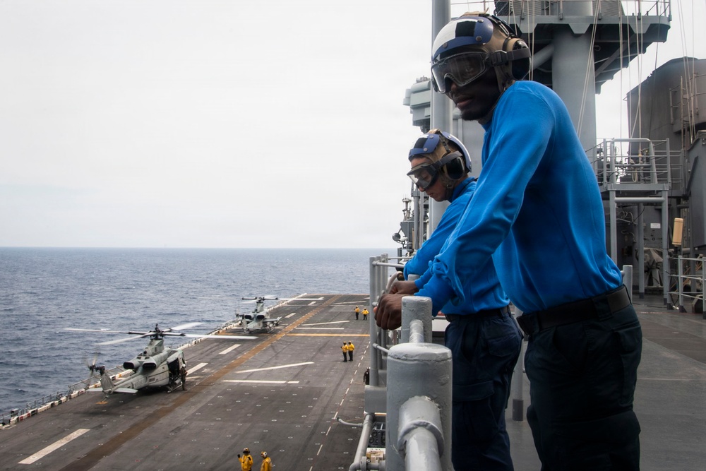 USS Boxer Conducts Flight Operations