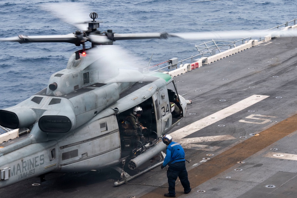 USS Boxer Conducts Flight Operations