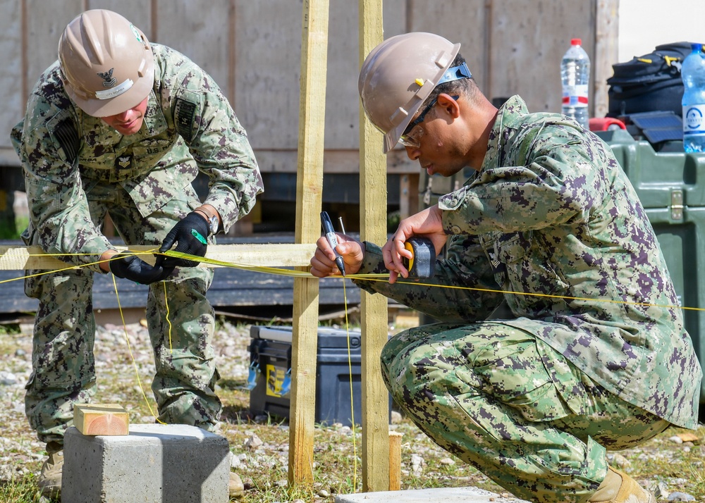 Naval Construction Battalion (NCB) 14 in Skrunda during BALTOPS 2026