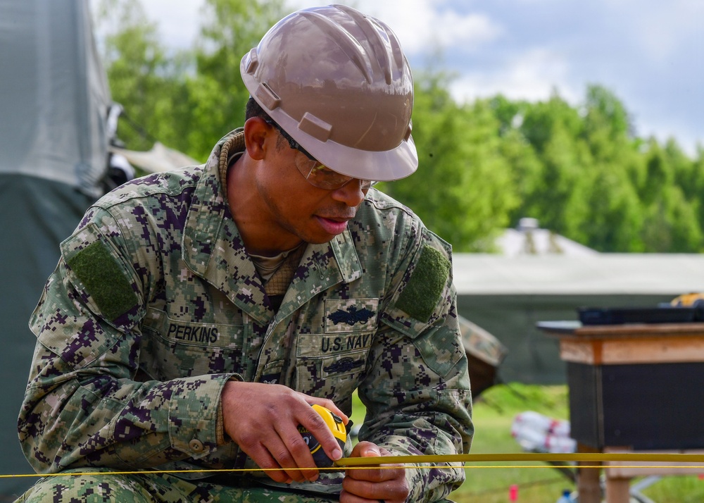 Naval Construction Battalion (NCB) 14 in Skrunda during BALTOPS 2026
