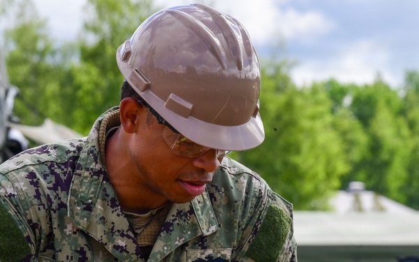 Naval Construction Battalion (NCB) 14 in Skrunda during BALTOPS 2026