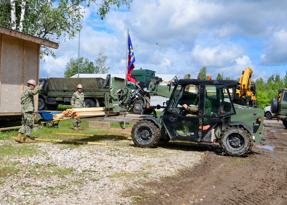 Naval Construction Battalion (NCB) 14 in Skrunda during BALTOPS 2026