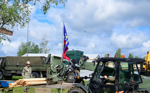 Naval Construction Battalion (NCB) 14 in Skrunda during BALTOPS 2026