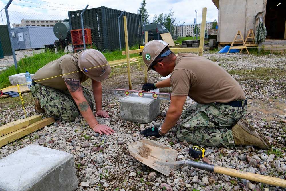 Naval Construction Battalion (NCB) 14 in Skrunda during BALTOPS 2026