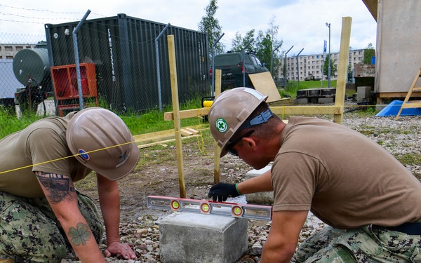 Naval Construction Battalion (NCB) 14 in Skrunda during BALTOPS 2026