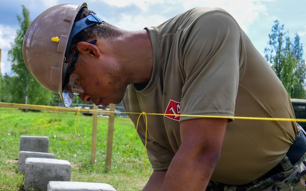 Naval Construction Battalion (NCB) 14 in Skrunda during BALTOPS 2026