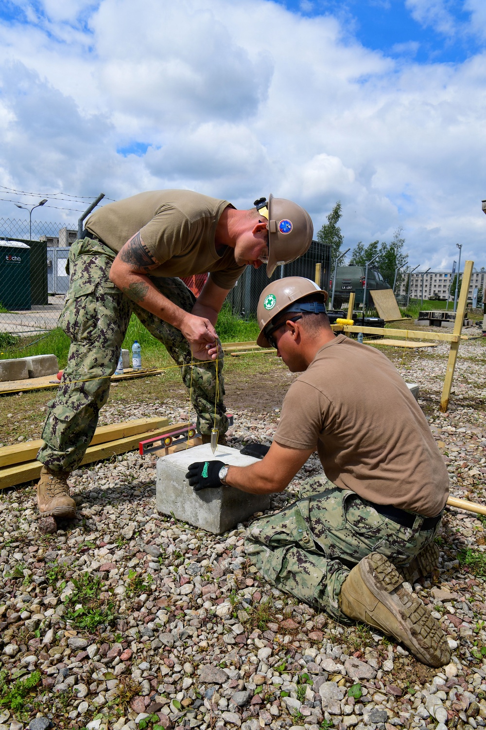 Naval Construction Battalion (NCB) 14 in Skrunda during BALTOPS 2026
