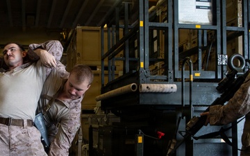 U.S. Marines Conduct Detaining Drills Aboard USS Boxer