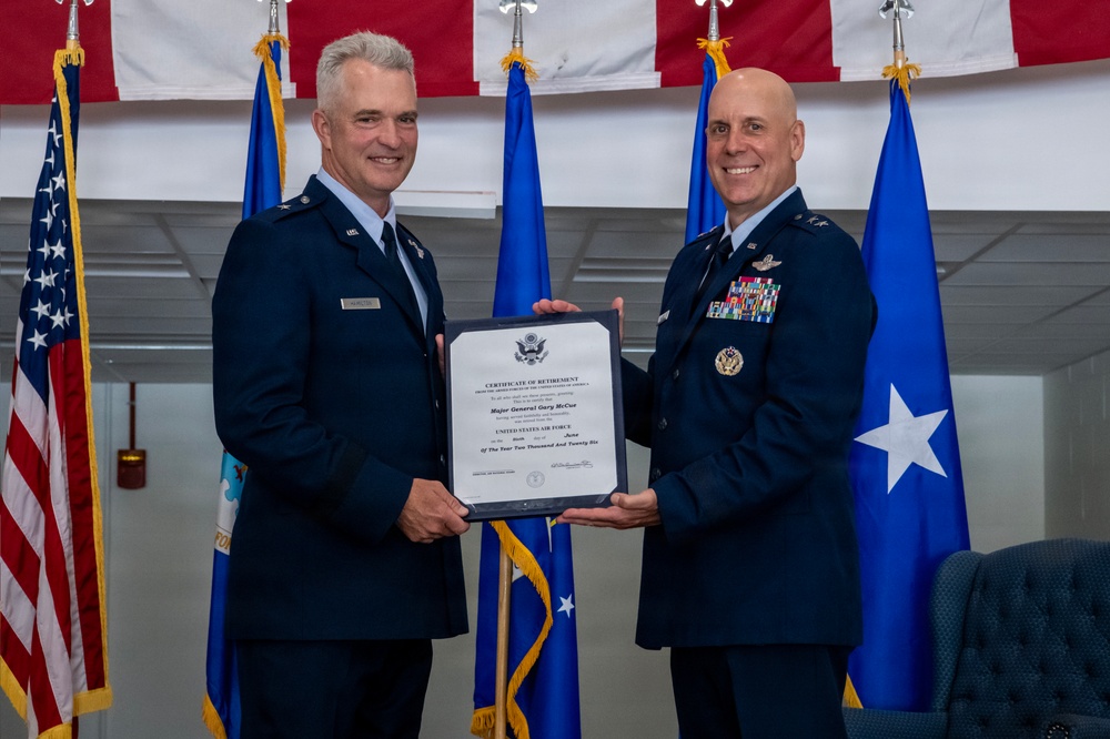 Major General Gary A. McCue retires after 42 years of service