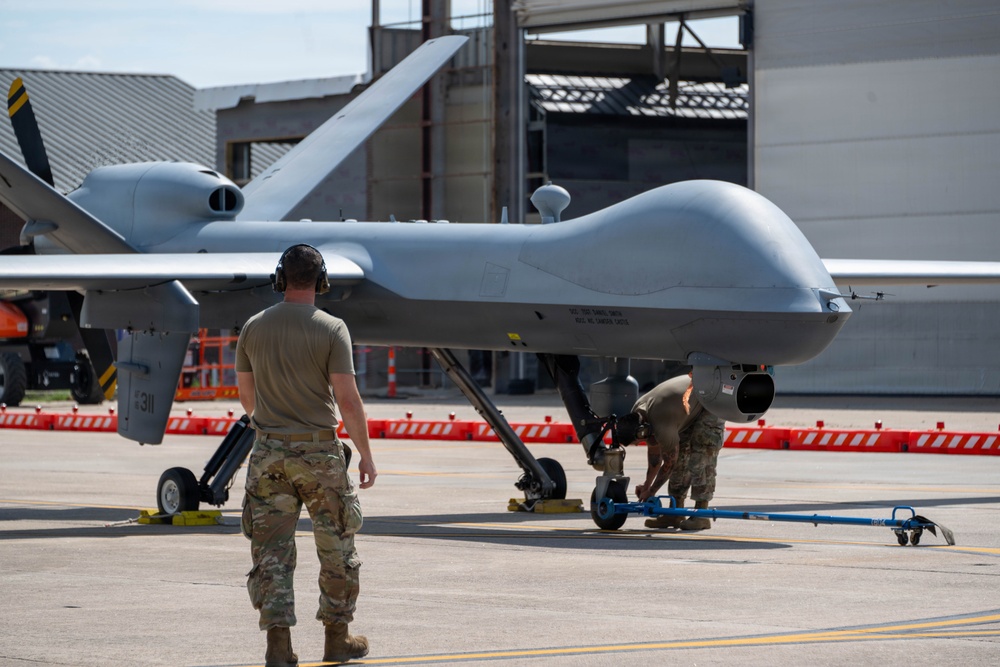188th Hosts 147th Attack Wing for First-of-Its-Kind MQ-9 ACE Exercise at Ebbing