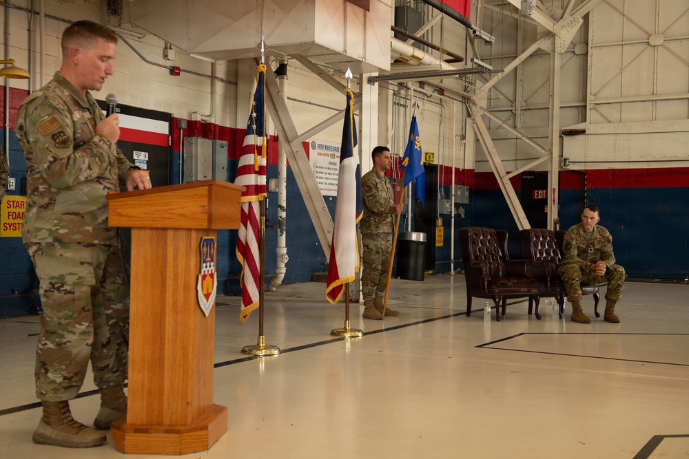 149th Maintenance Squadron Assumption of Command Ceremony