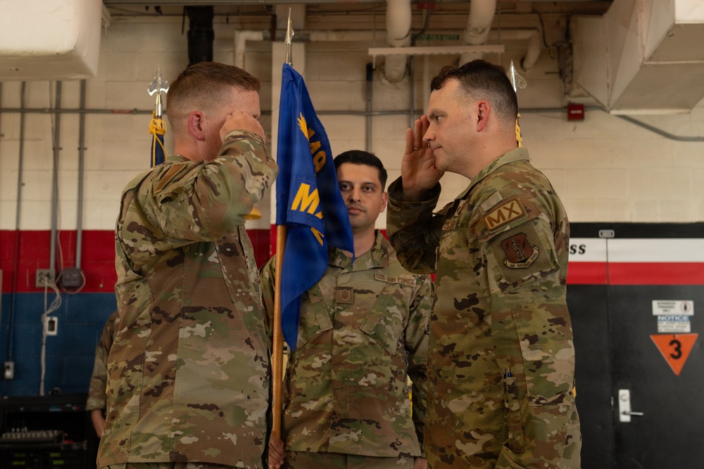 149th Maintenance Squadron Assumption of Command Ceremony
