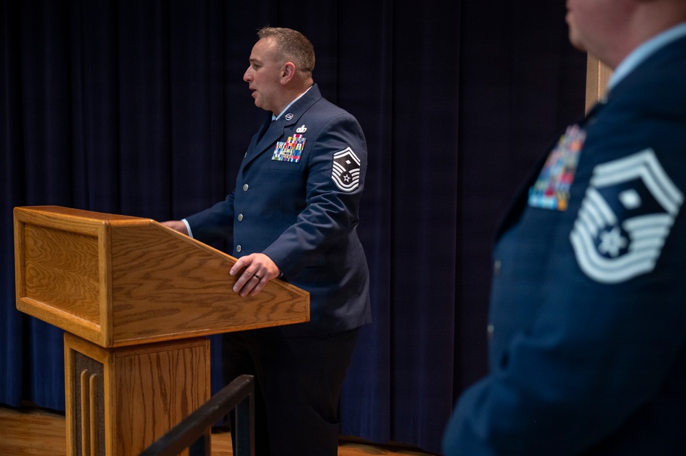 Senior Master Sgt. Eric Wearing Retirement Ceremony