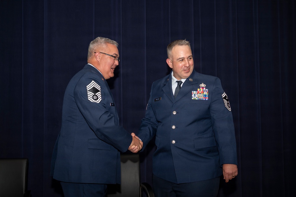 Senior Master Sgt. Eric Wearing Retirement Ceremony