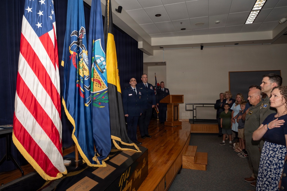 Senior Master Sgt. Eric Wearing Retirement Ceremony