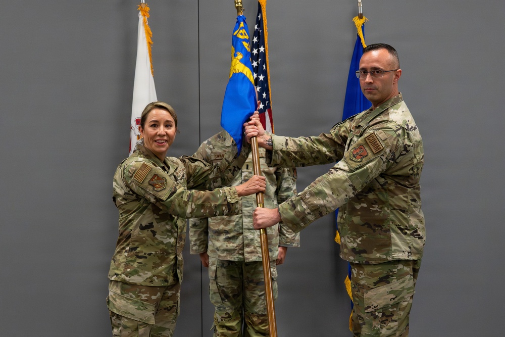 182nd Communications Squadron Change of Command Ceremony