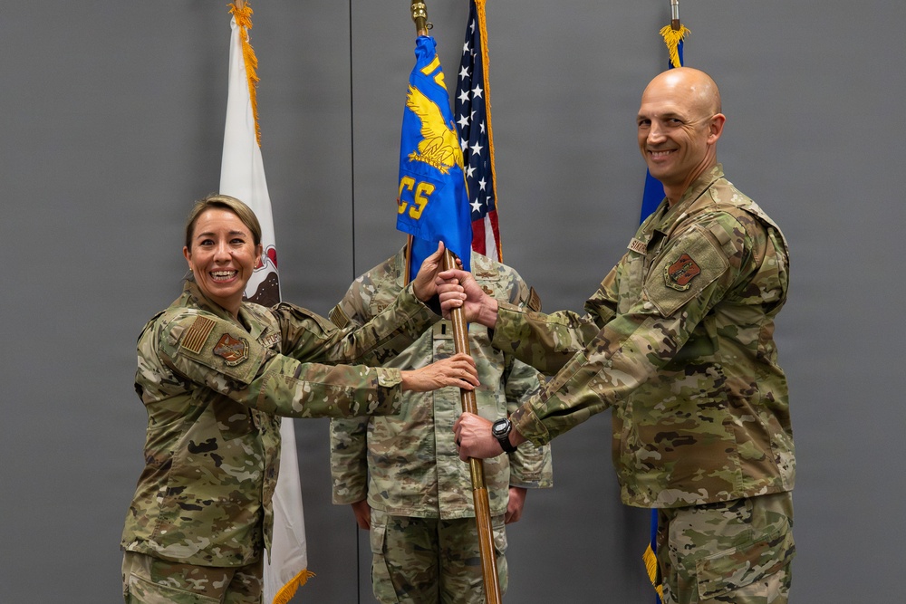 182nd Communications Squadron Change of Command Ceremony