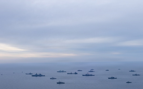 BALTOPS 26 Ships Sail in Formation