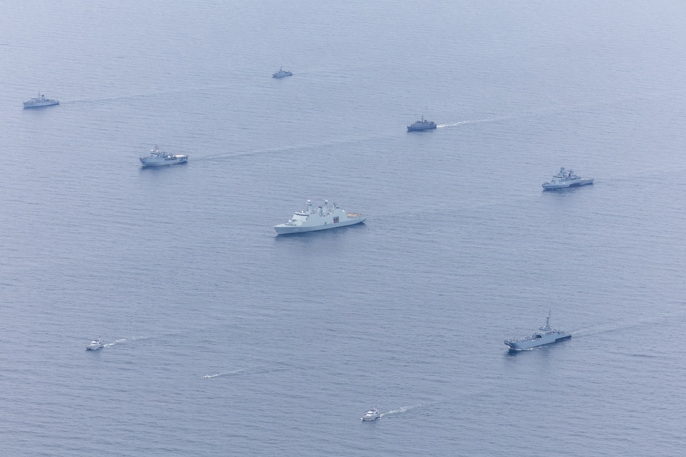 BALTOPS 26 Ships Sail in Formation