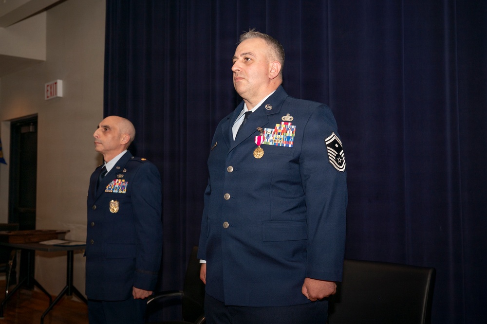 Senior Master Sgt. Eric Wearing Retirement Ceremony