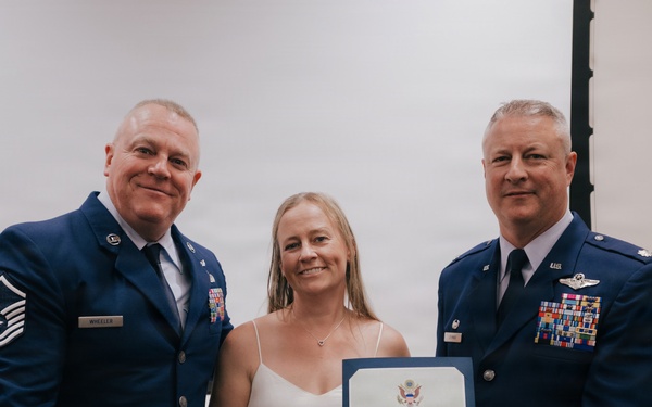 Master Sgt. Floyd Wheeler retires