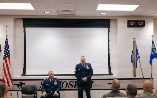 Master Sgt. Floyd Wheeler retires