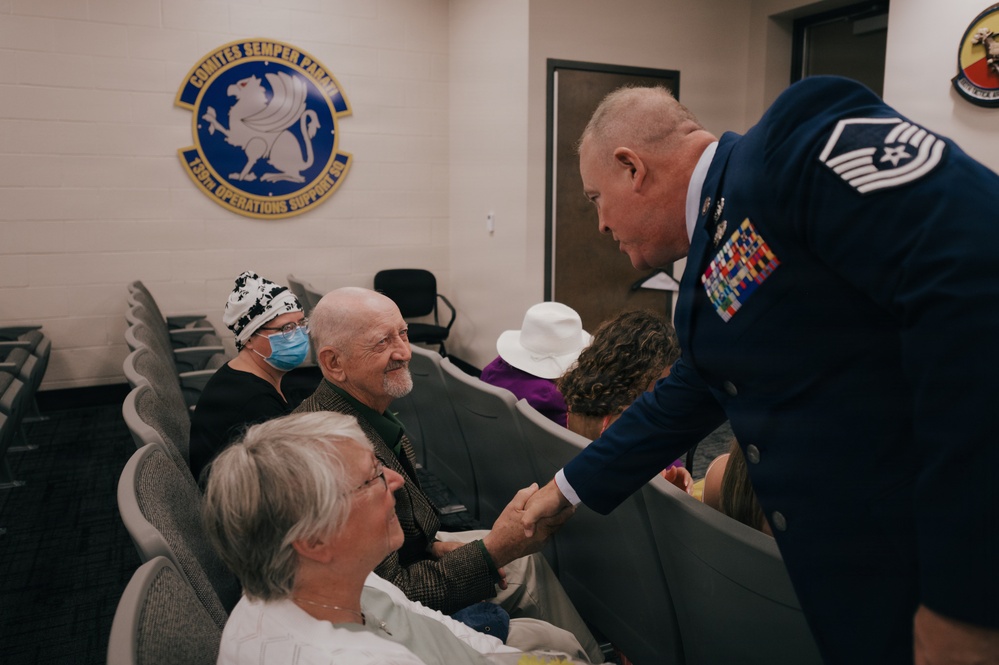 Master Sgt. Floyd Wheeler retires
