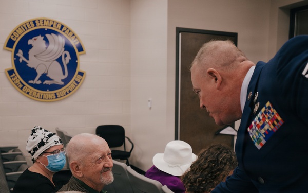 Master Sgt. Floyd Wheeler retires