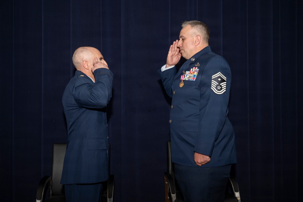 Senior Master Sgt. Eric Wearing Retirement Ceremony