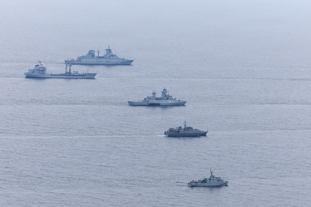 BALTOPS 26 Ships Sail in Formation