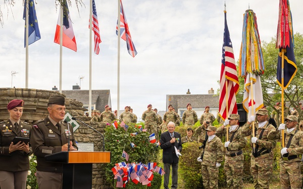 4ID Stele Ceremony 82nd D-Day Anniversary