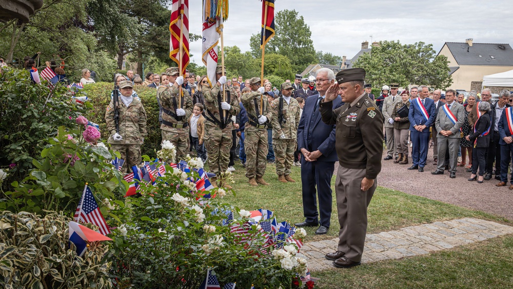 4ID Stele Ceremony 82nd D-Day Anniversary