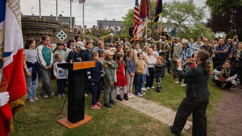 4ID Stele Ceremony 82nd D-Day Anniversary
