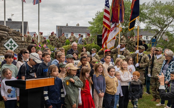 4ID Stele Ceremony 82nd D-Day Anniversary