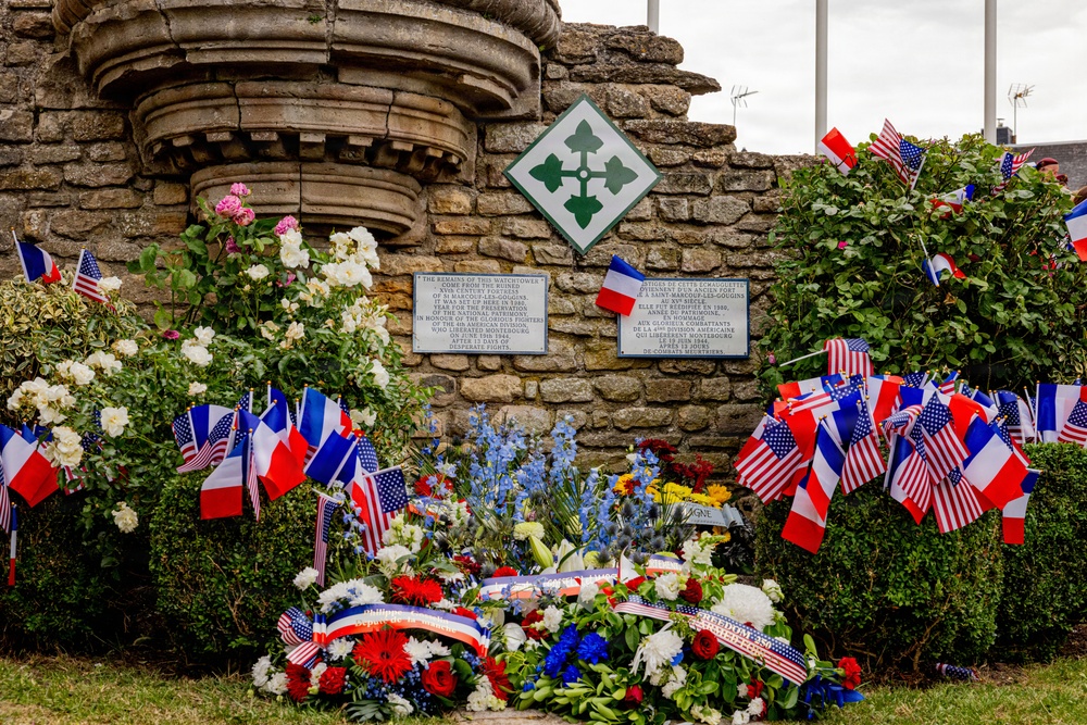 4ID Stele Ceremony 82nd D-Day Anniversary