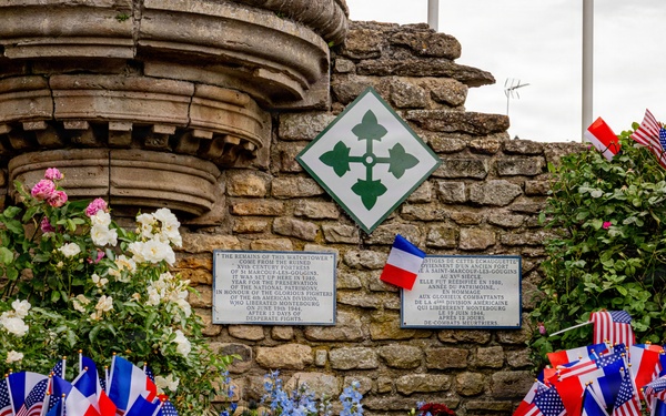4ID Stele Ceremony 82nd D-Day Anniversary