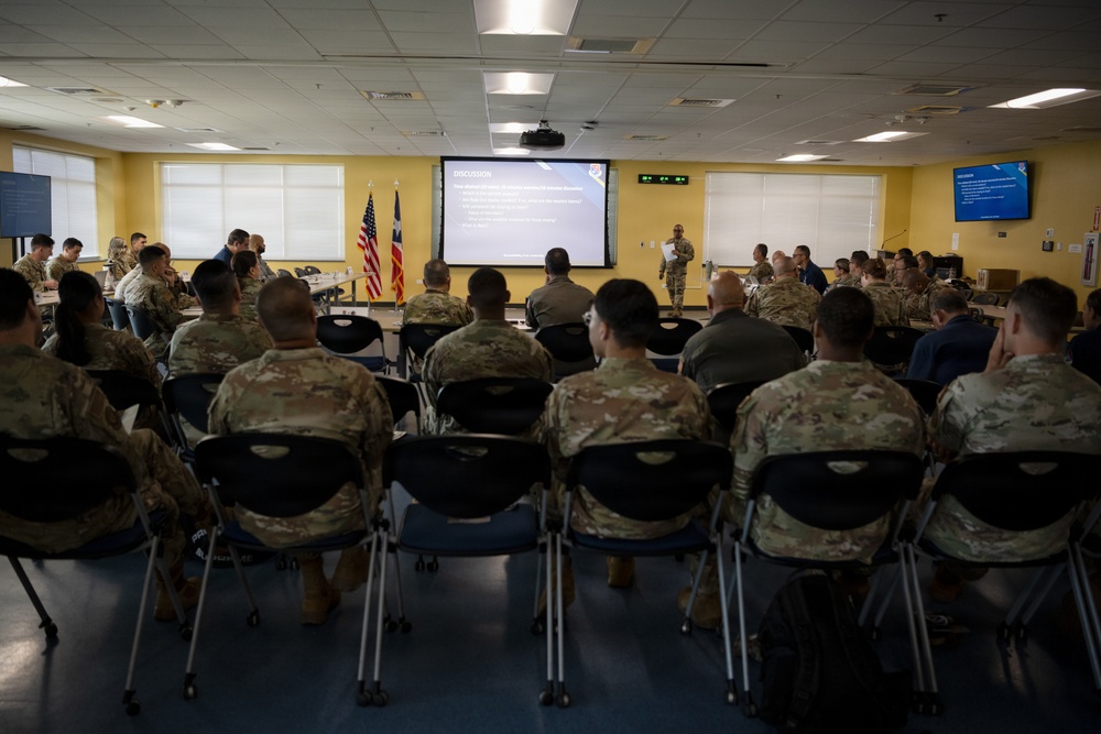 156th Wing Hurricane response tabletop exercise