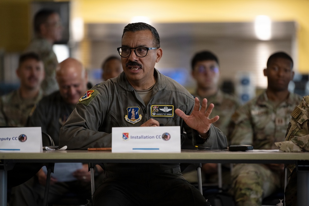 156th Wing Hurricane response tabletop exercise