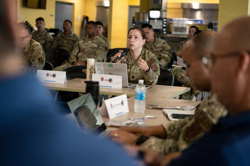 156th Wing Hurricane response tabletop exercise