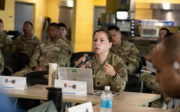 156th Wing Hurricane response tabletop exercise