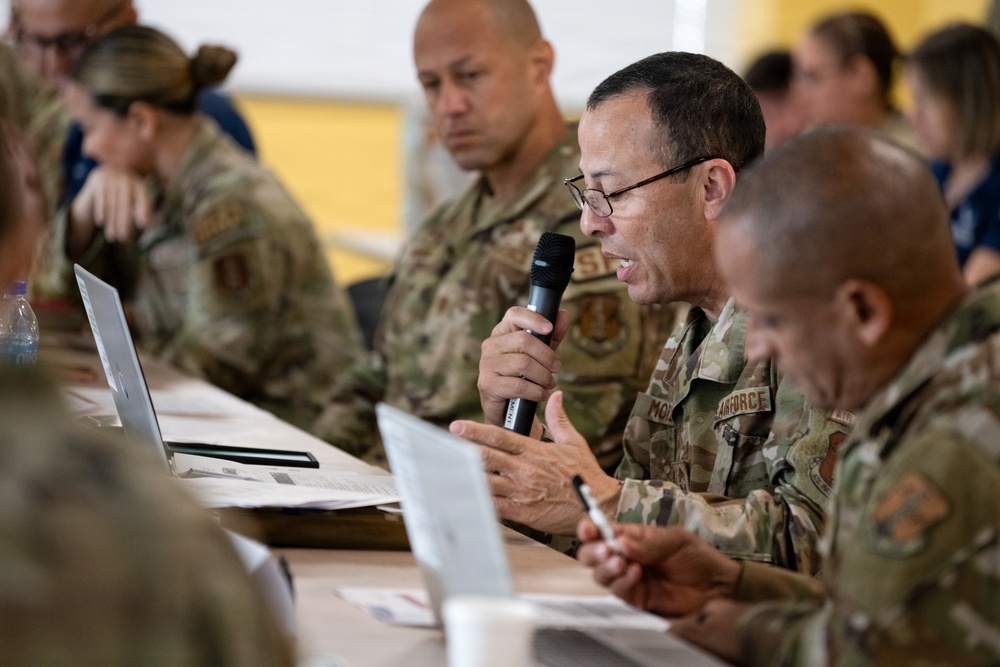 156th Wing Hurricane response tabletop exercise