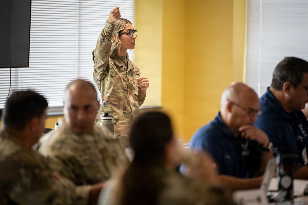 156th Wing Hurricane response tabletop exercise
