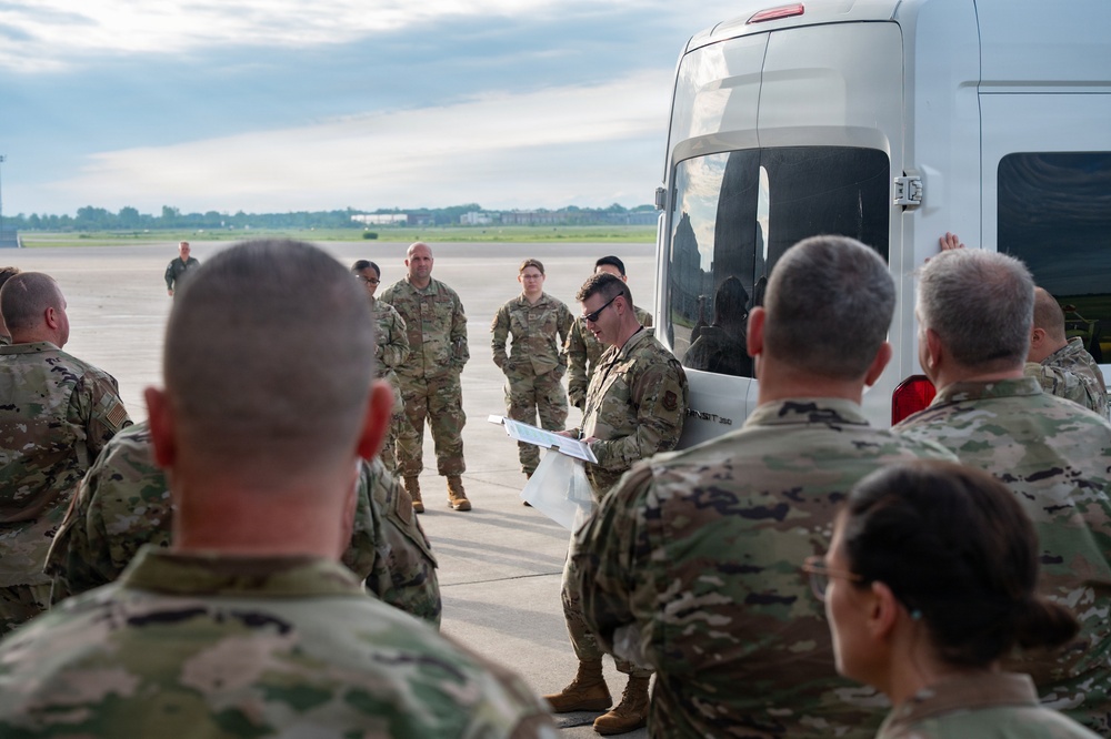 914th Air Refueling Wing Airmen conduct FOD walk