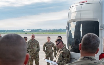 914th Air Refueling Wing Airmen conduct FOD walk