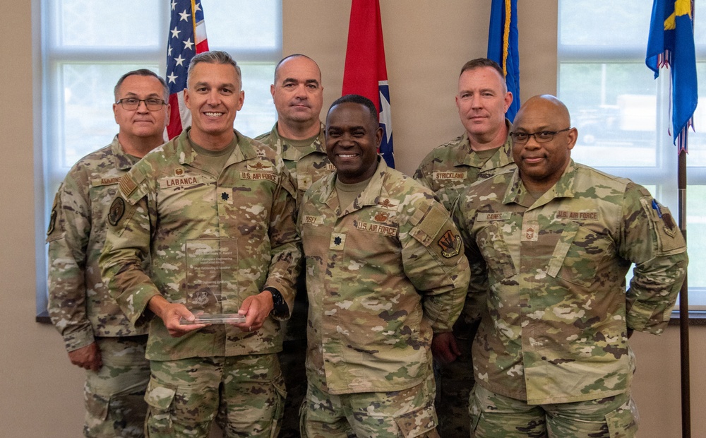 241st Engineering Installation Squadron Bids Farewell to Their Commander
