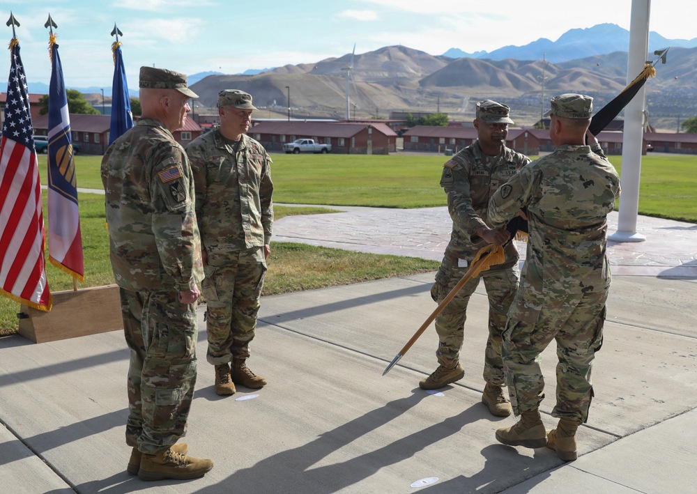 The Utah Army National Guard welcomes a new Assistant Adjutant General during Change of Command Ceremony