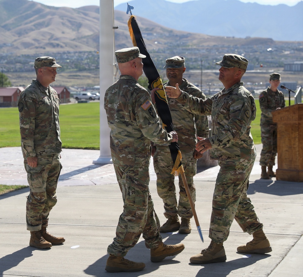 The Utah Army National Guard welcomes a new Assistant Adjutant General during Change of Command Ceremony